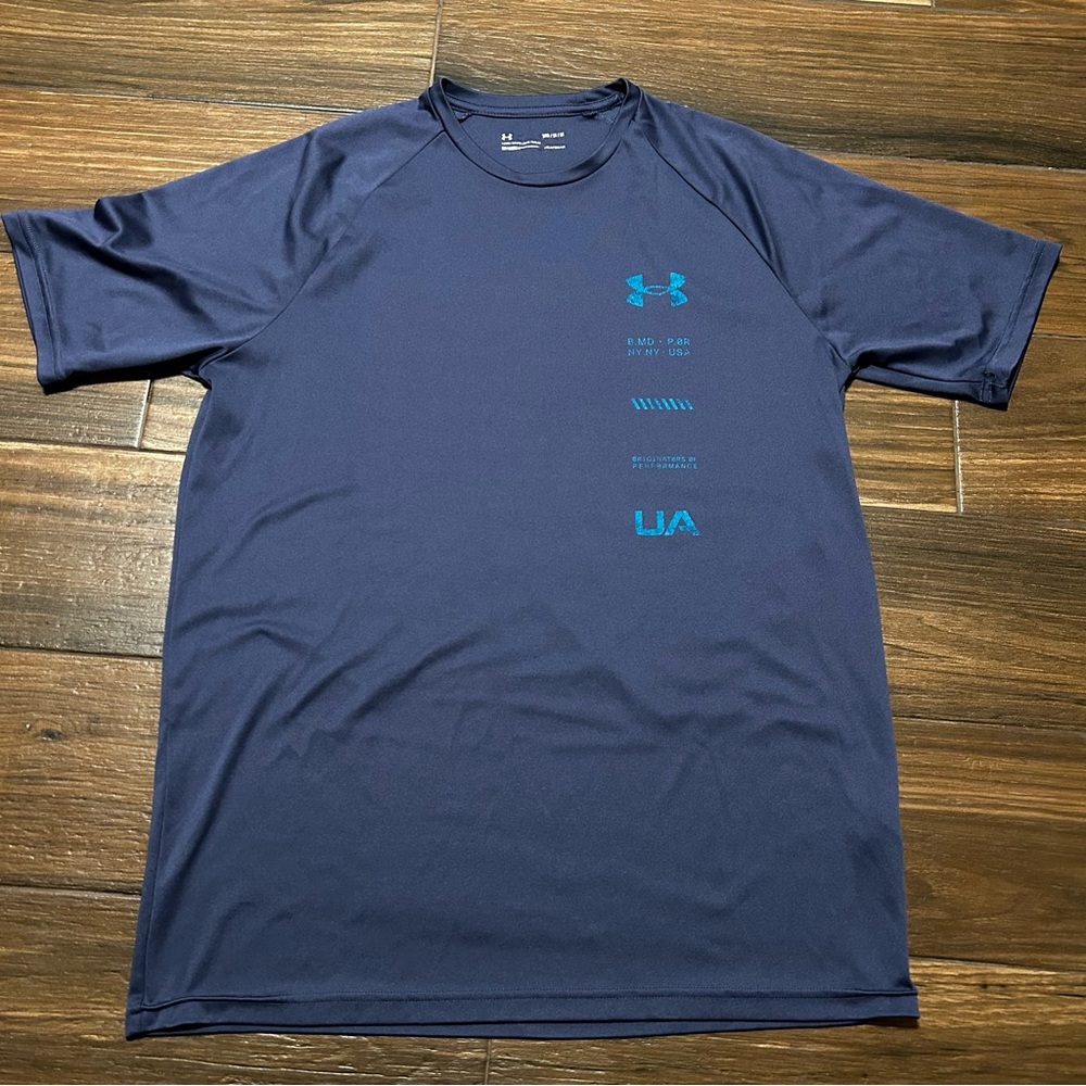 Under Armour‎ Men’s Shirt Performance Loose Short Sleeve Medium Blue
